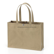 Fastion Style Canvas Cotton Single Color Customize Tote Bag Shopping Bags with Logos